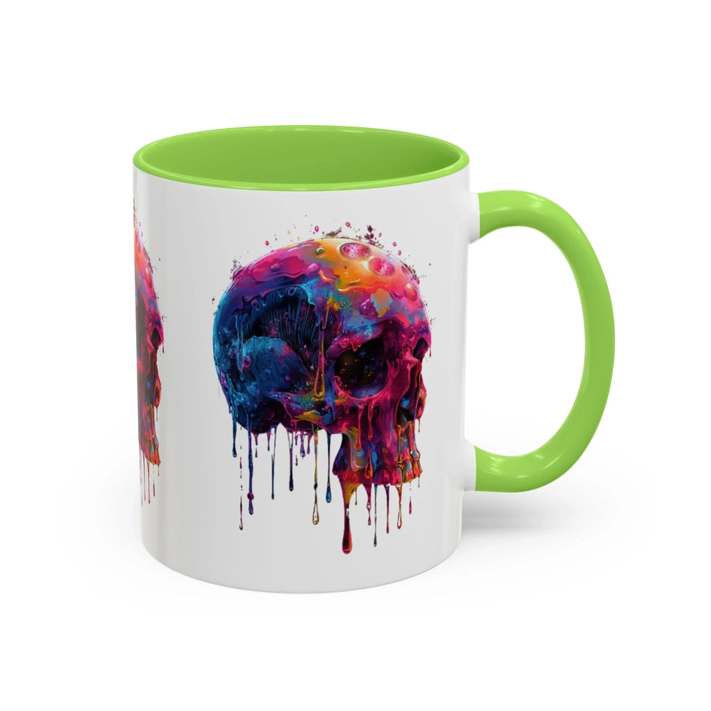 Psychedelic Third Eye Mug | Glowing Mushrooms, Melting Doves, Neon Lava Art - 250 USA Celebration