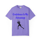 Confidence Is My Advantage Tennis Player T-Shirt | Tennis Quote Tee - 250 USA Celebration