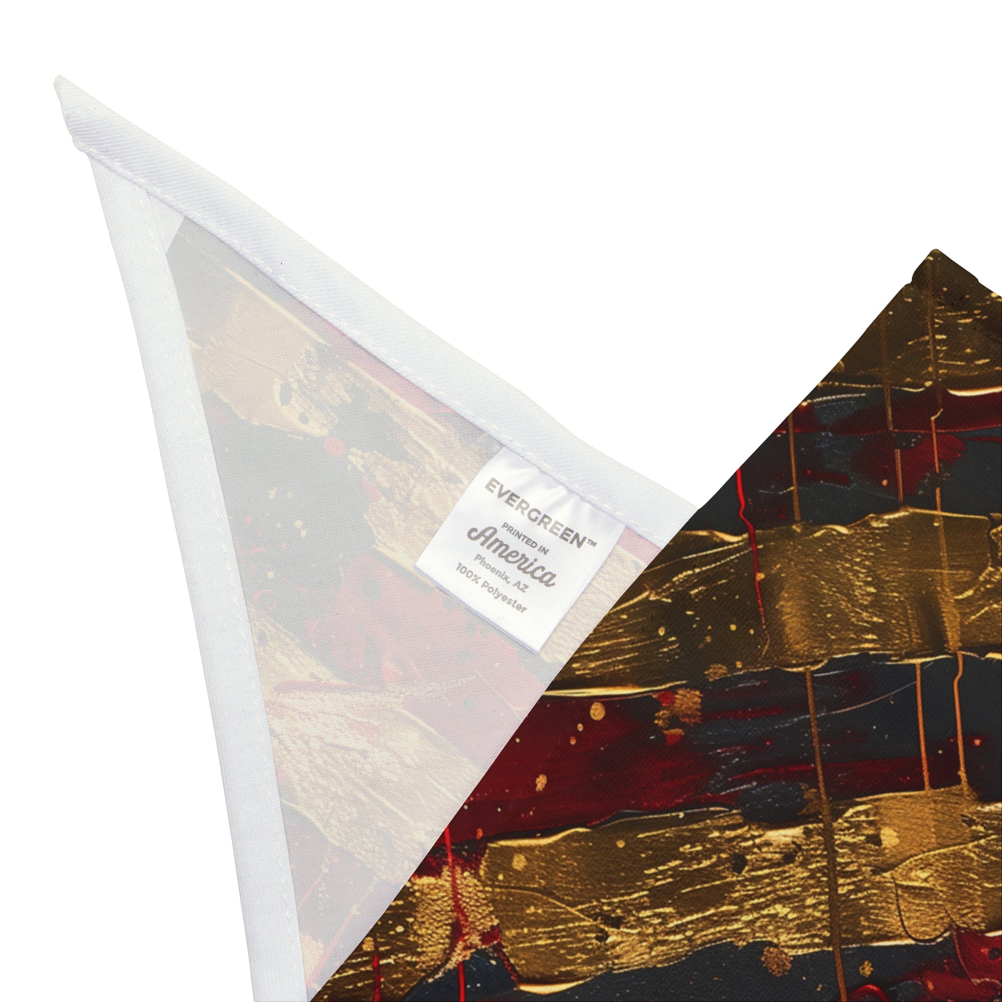 Patriotic Pet Bandana - "Liberty's Best Friend" American Flag Dog Scarf