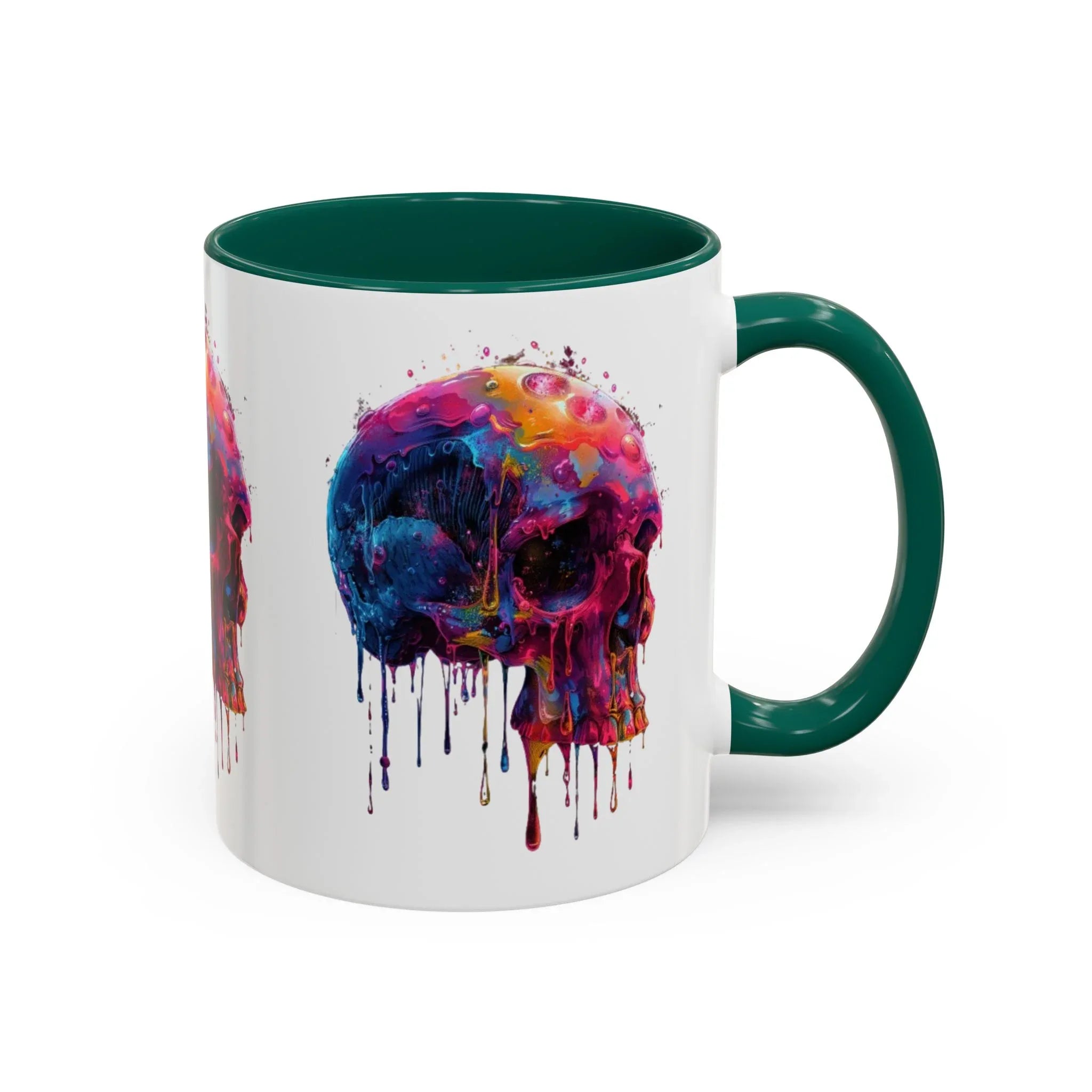 Psychedelic Third Eye Mug | Glowing Mushrooms, Melting Doves, Neon Lava Art - 250 USA Celebration