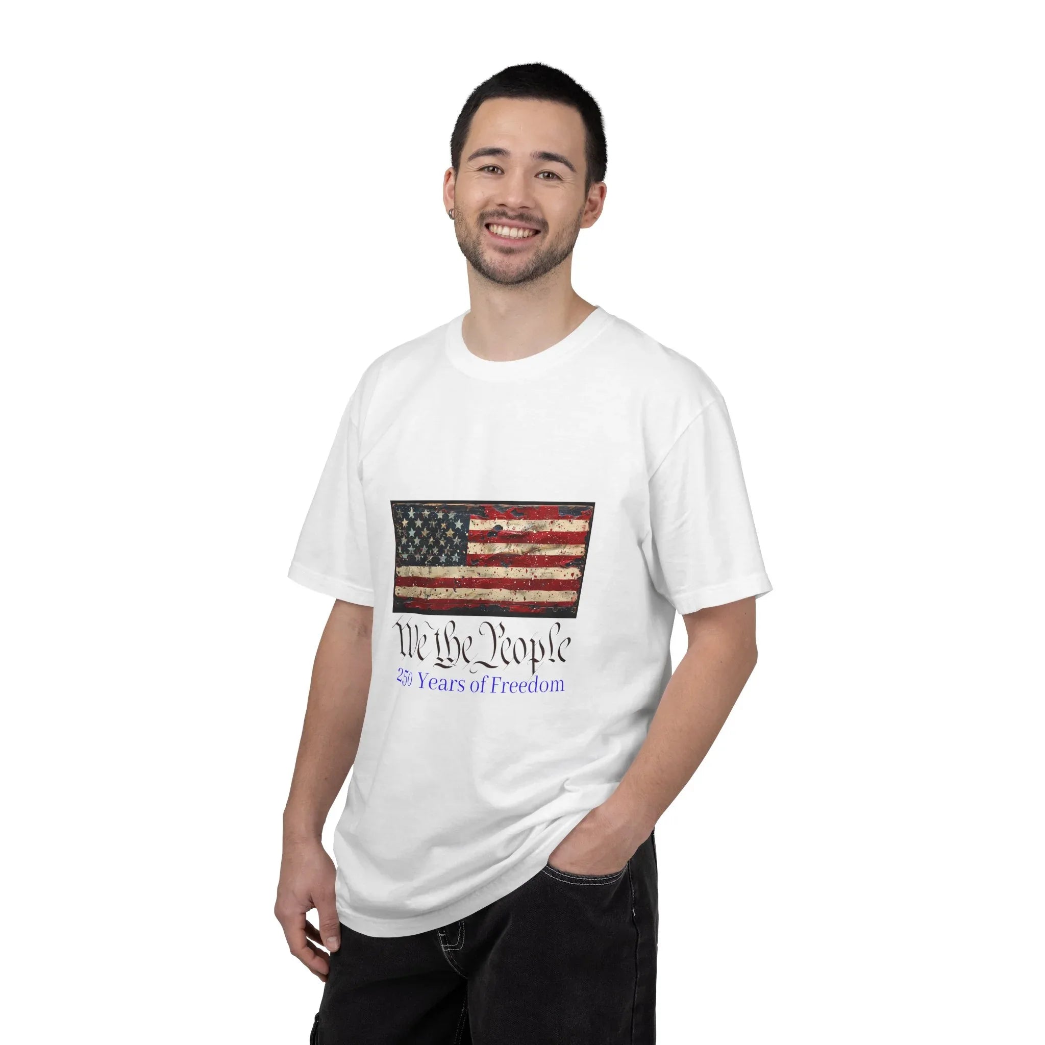We the People American Flag T-Shirt | 250 Years of Freedom - 250 USA Celebration