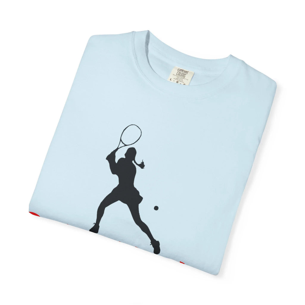 Calm Under Pressure Tennis Player T-shirt | Tennis Graphic Tee - 250 USA Celebration