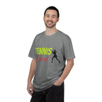 Tennis Girl T-shirt | Tennis Player Silhouette, Sporty Graphic Tee - 250 USA Celebration
