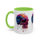 Psychedelic Third Eye Mug | Glowing Mushrooms, Melting Doves, Neon Lava Art - 250 USA Celebration
