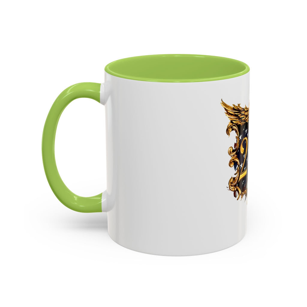 250th Anniversary American Flag Accent Coffee Mug — Patriotic 250th Year Anniversary Celebration Gift