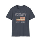 United States of America Patriotic America First T-Shirt | USA Flag - 250 USA Celebration