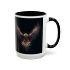 Fiery Flying Eagle Mug | Accent Coffee Mug 11oz 15oz