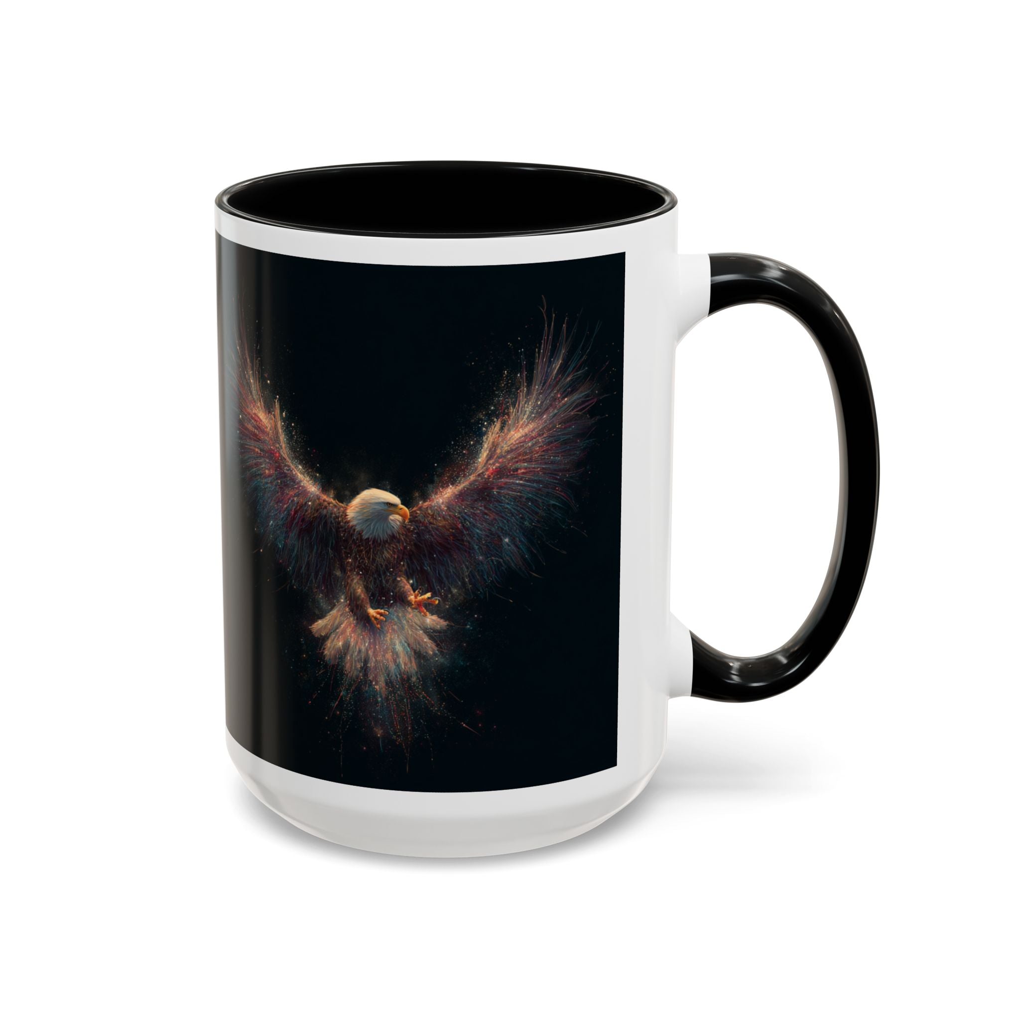 Fiery Flying Eagle Mug | Accent Coffee Mug 11oz 15oz