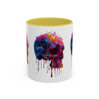Psychedelic Third Eye Mug | Glowing Mushrooms, Melting Doves, Neon Lava Art - 250 USA Celebration