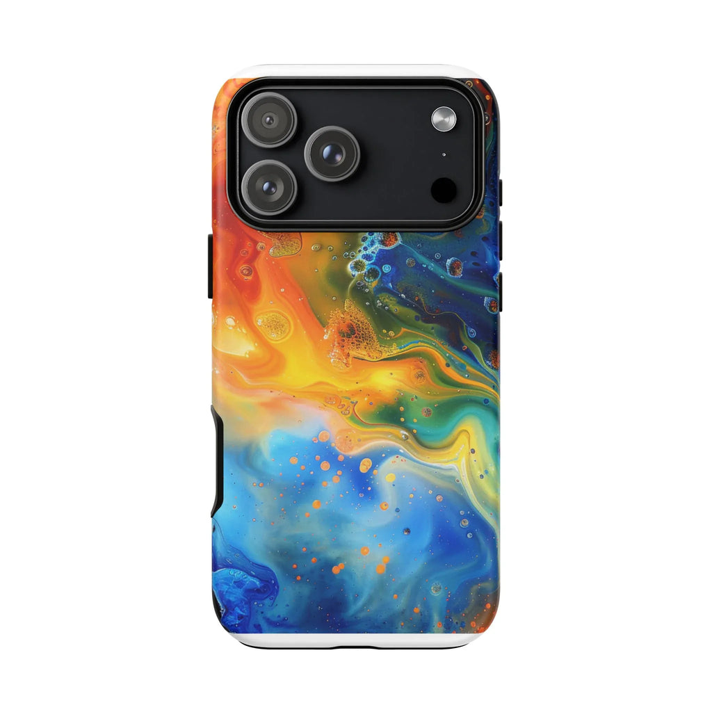 Abstract Colorful Swirl Phone Case | Tough Protective iPhone Cover - 250 USA Celebration