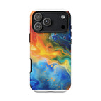 Abstract Colorful Swirl Phone Case | Tough Protective iPhone Cover - 250 USA Celebration