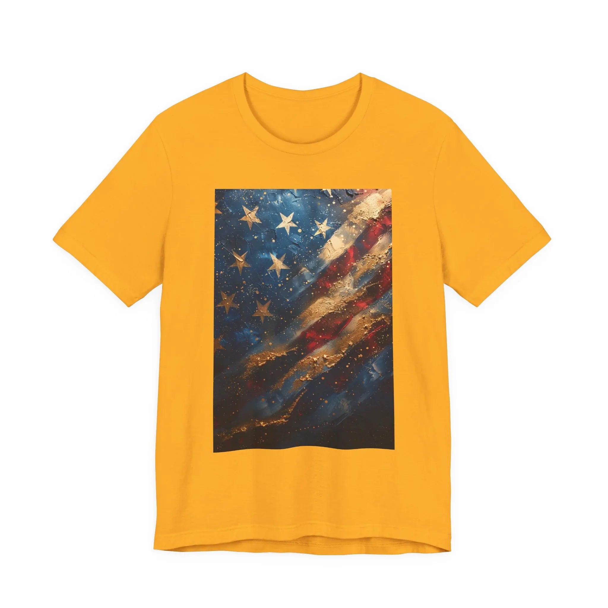 Patriotic Short Sleeve Tee, Unisex Casual Wear, Fourth of July Shirt, Independence Day Gift, Amercan Flag T-Shirt - 250 USA Celebration