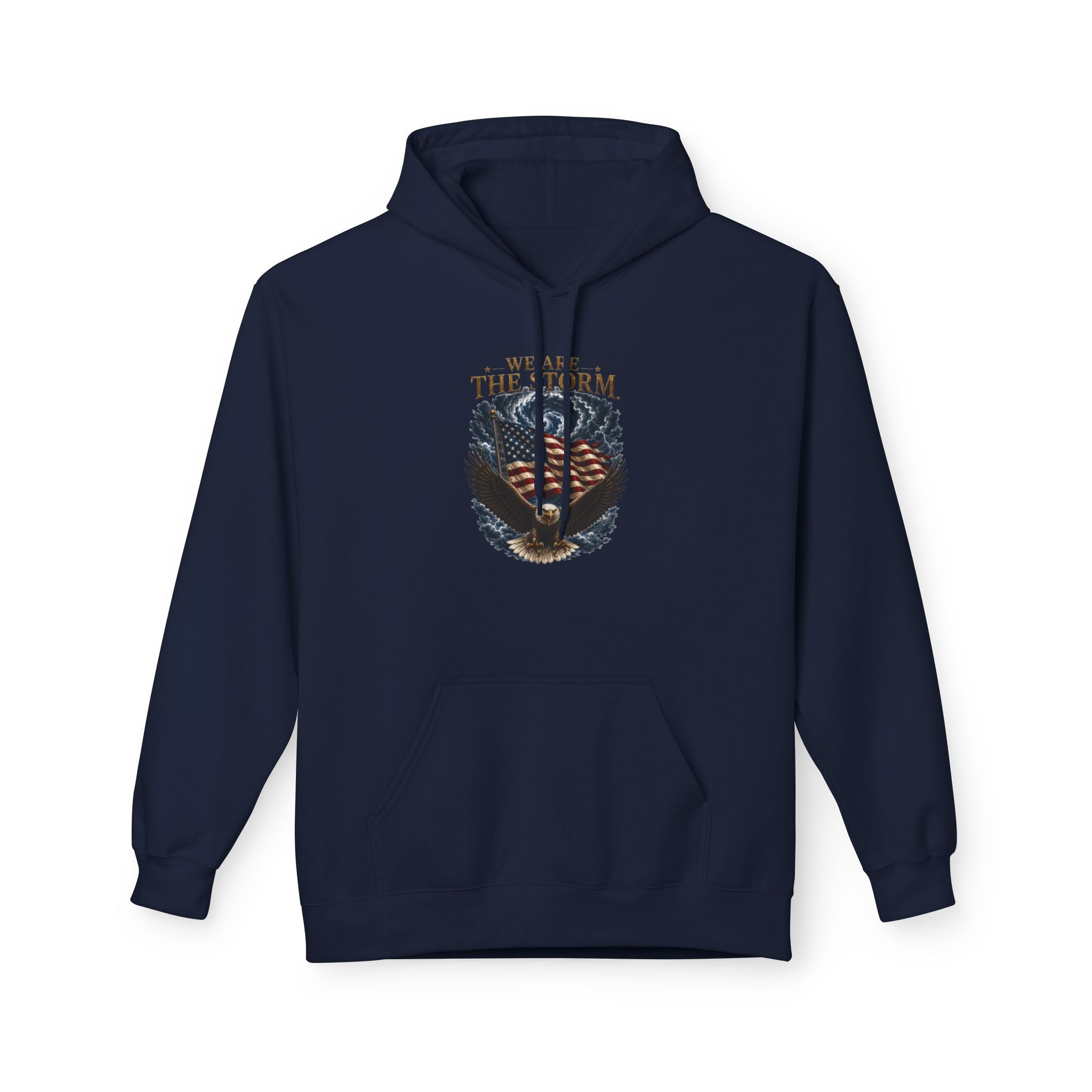 Freedom Forged Here American Flag Hoodie | Patriotic USA