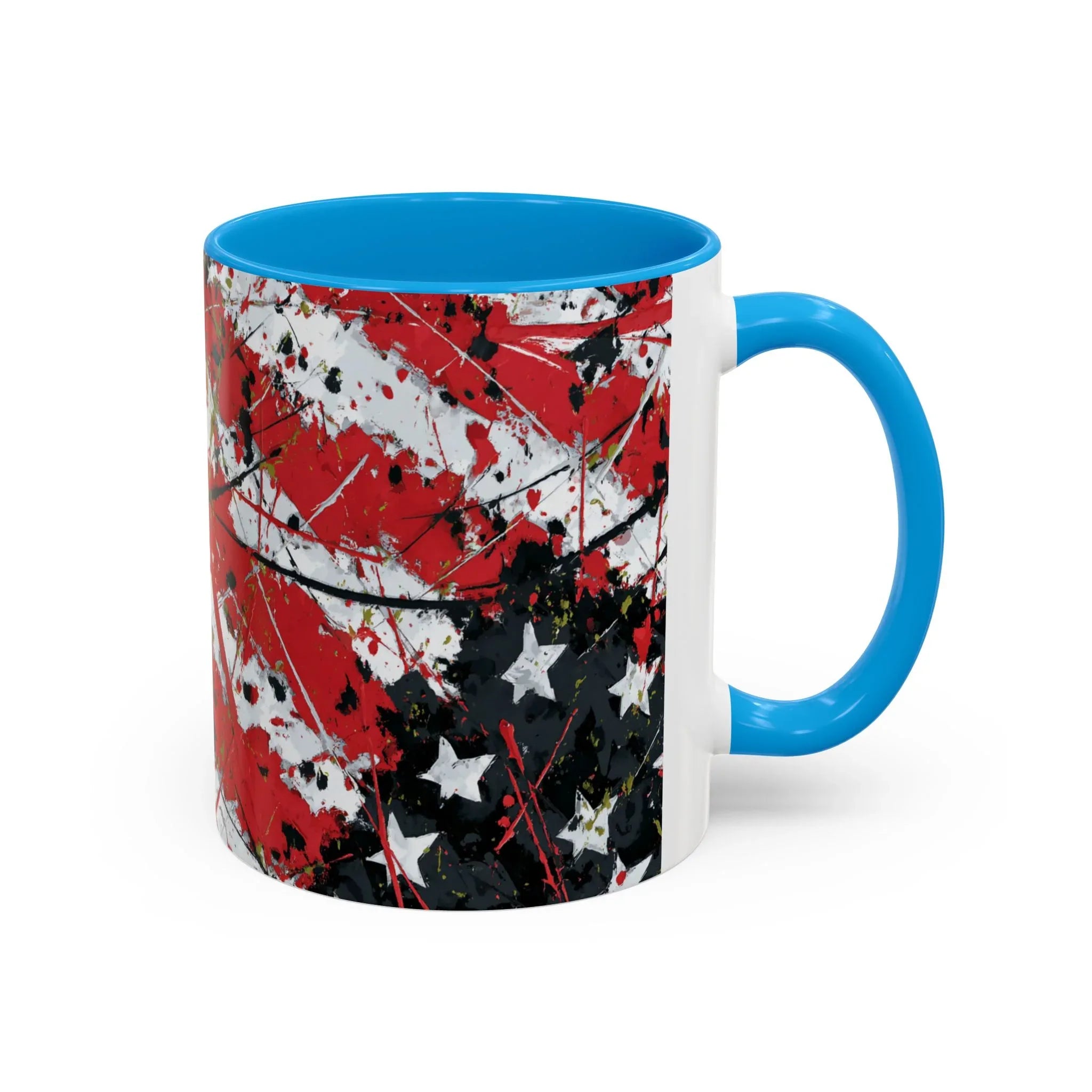 Abstract American Flag Mug | 11oz or 15oz Ceramic - 250 USA Celebration