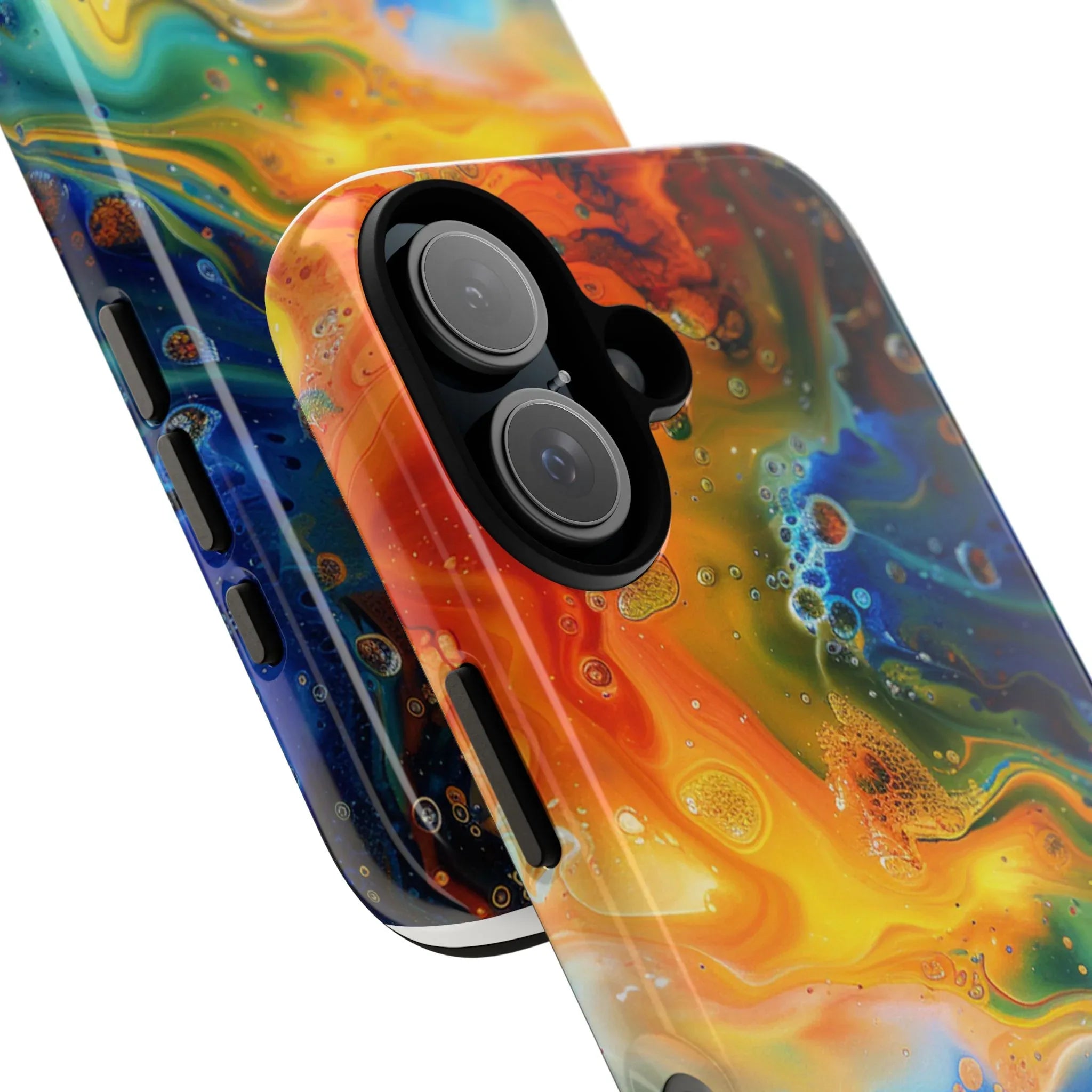 Abstract Colorful Swirl Phone Case | Tough Protective iPhone Cover - 250 USA Celebration