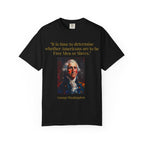 George Washington Quote T-Shirt — "Free Men or Slaves" Patriotic Tee