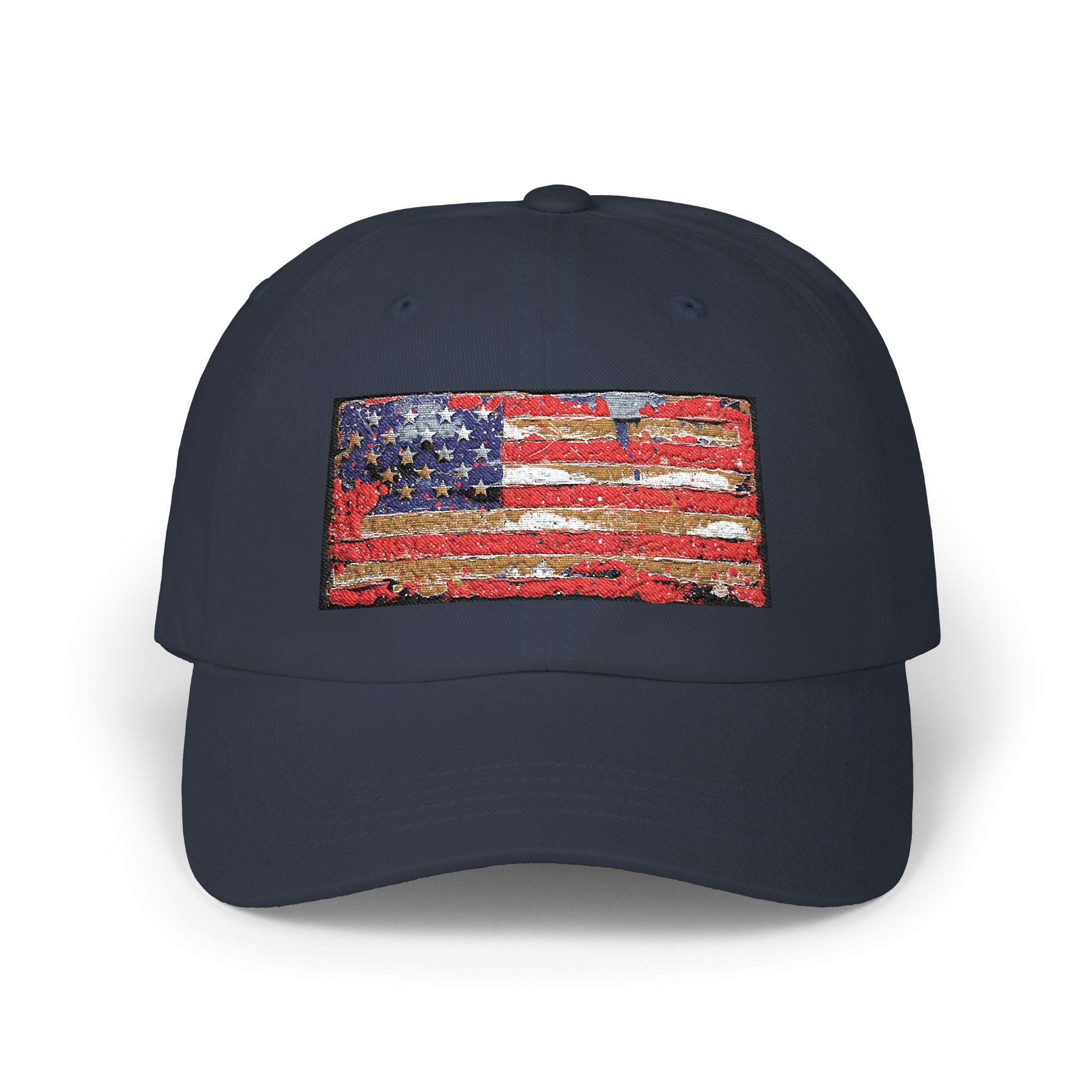 American Sequin Flag Dad Cap – Patriotic Classic Baseball Hat