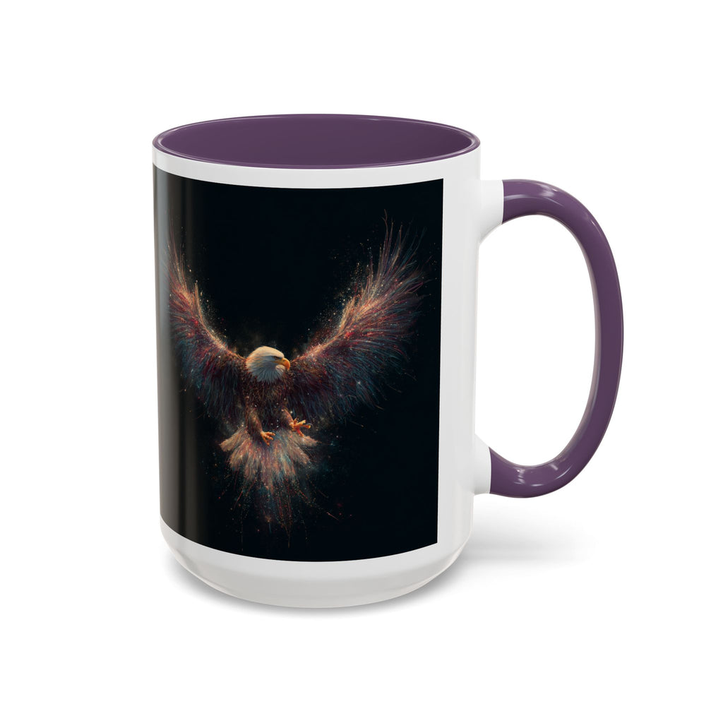 Fiery Flying Eagle Mug | Accent Coffee Mug 11oz 15oz