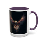 Fiery Flying Eagle Mug | Accent Coffee Mug 11oz 15oz