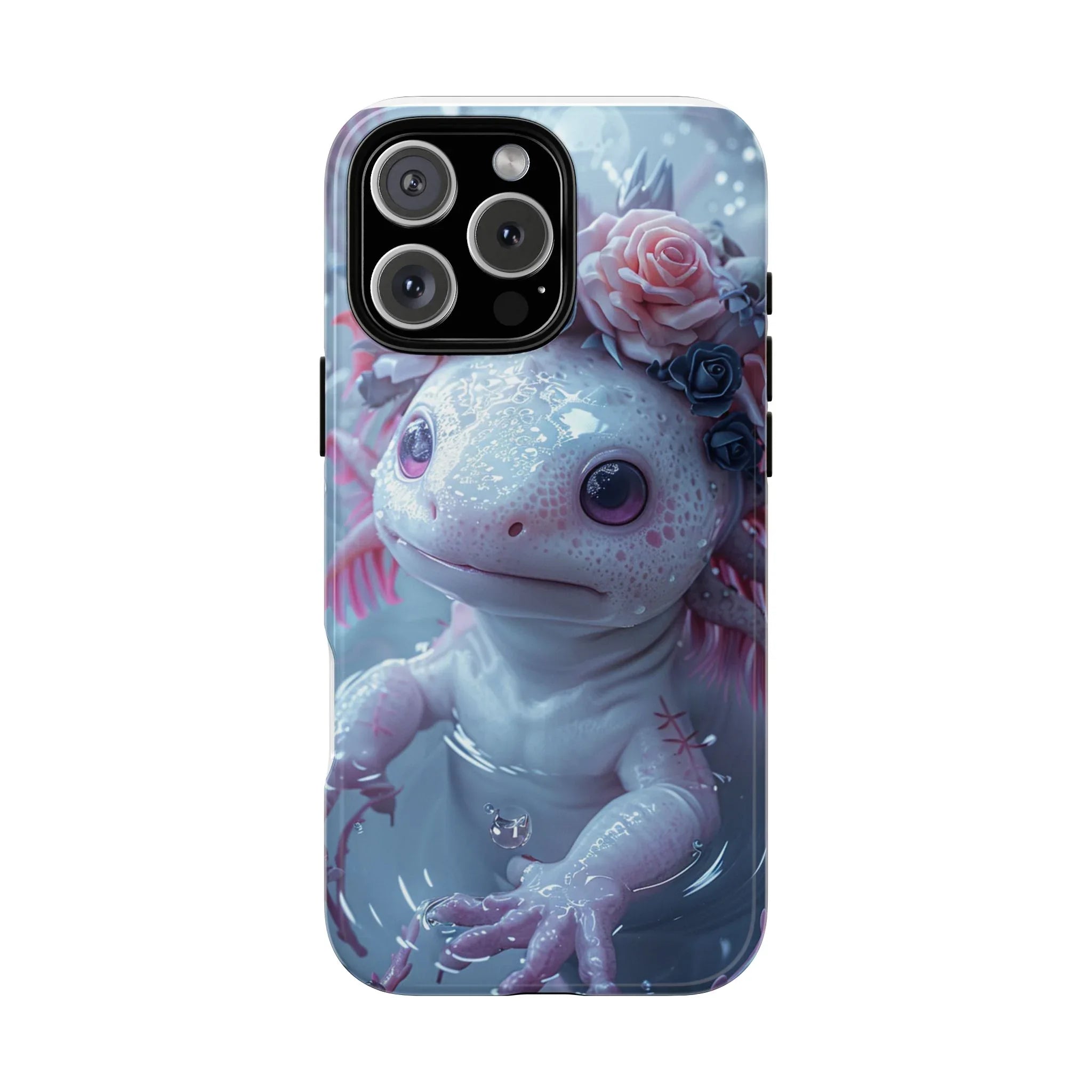 Goth Axolotls Tough Cases | Cute Creepy Axolotl Phone Case, Gloomycore Aesthetic - 250 USA Celebration