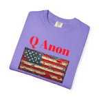 Q Anon WWG1WGA T-Shirt | American Flag Graphic Tee - 250 USA Celebration