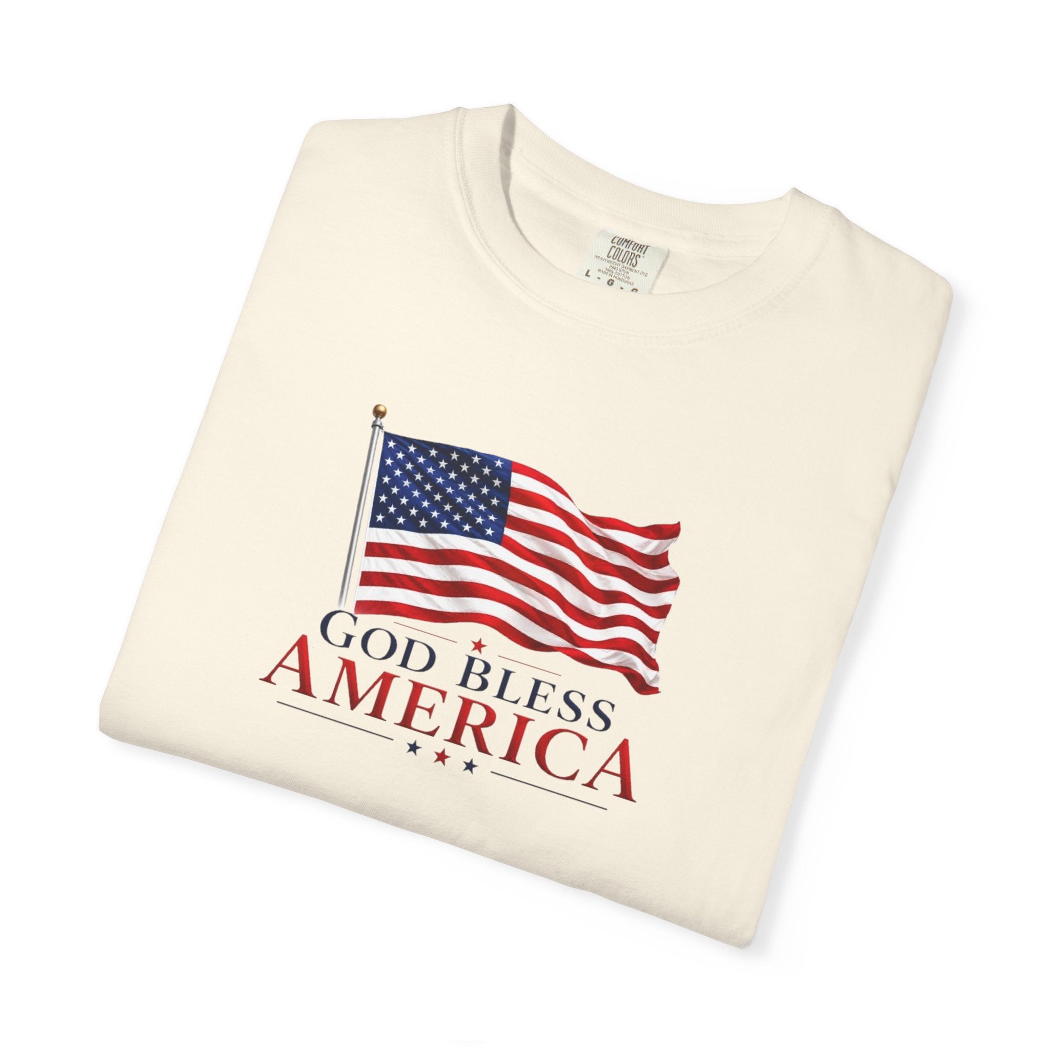 Official God Bless America Flag Patriotic T-Shirt