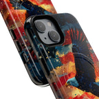 Eagle Flag Magnetic Phone Case, Patriotic iPhone Cover, Tough Cell Phone Cases, Gift for Veterans, Independence Day Accessories - 250 USA Celebration