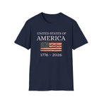 United States of America Patriotic America First T-Shirt | USA Flag - 250 USA Celebration