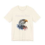America First Eagle T-Shirt – Patriotic Bald Eagle Tee