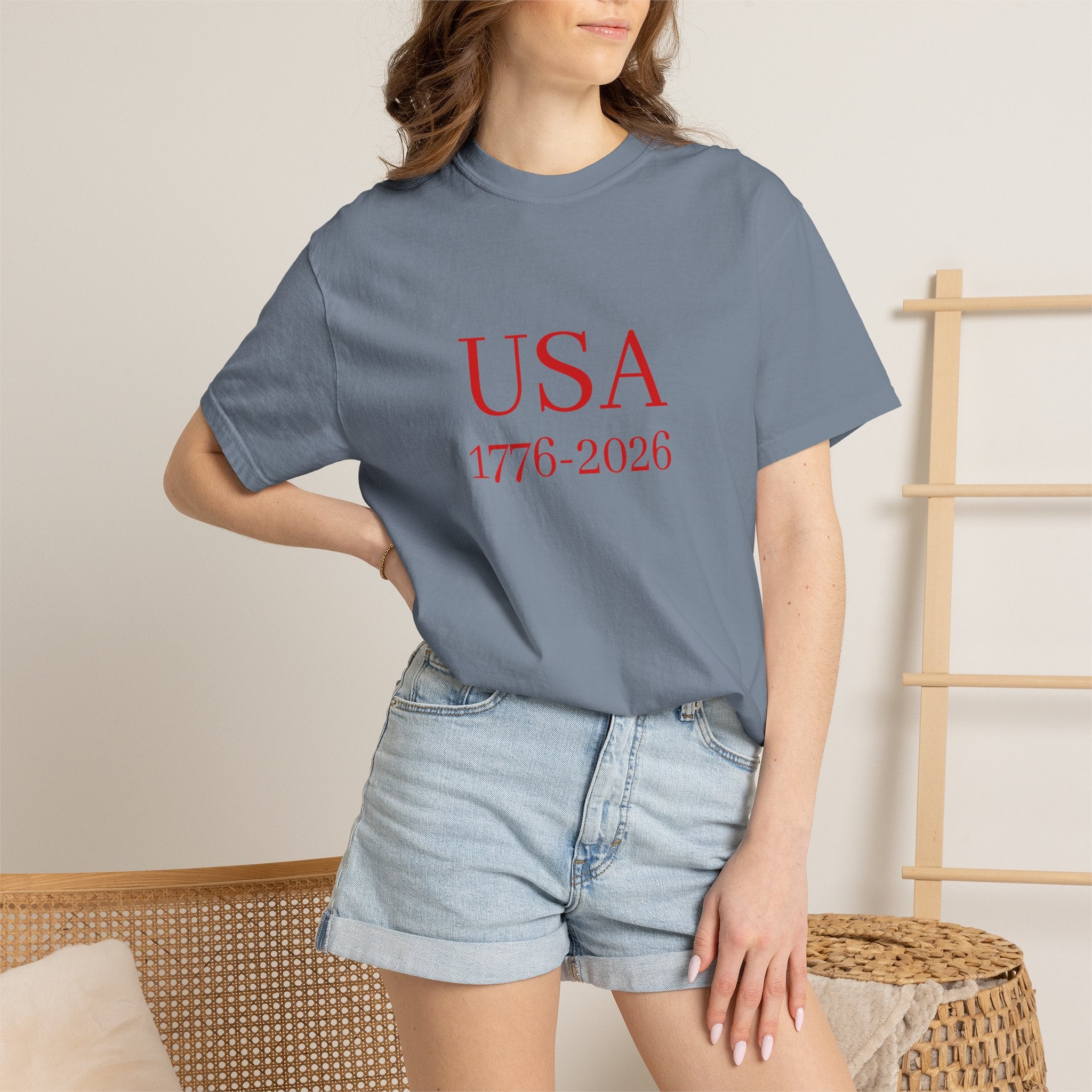 USA 1776–2026 Commemorative T-Shirt — Patriotic American Anniversary Tee