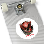 1776-2026 Eagle with Fireworks round sticker | Patriotic Sticker - 250 USA Celebration