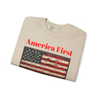 Patriotic American Crewneck Sweatshirt, USA Graphic Tees, Flag T-Shirts, Independence Apparel, Funny Patriotic Shirts, Custom American Tees - 250 USA Celebration