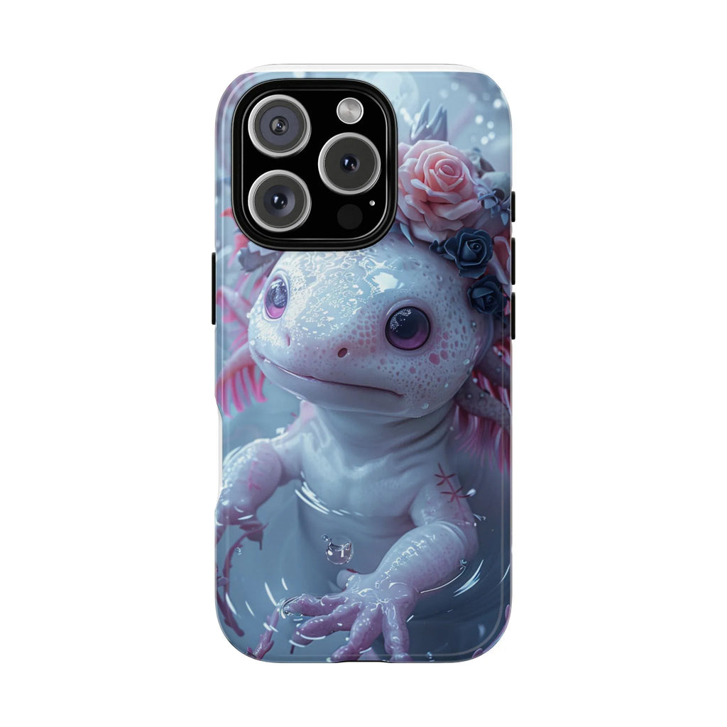 Goth Axolotls Tough Cases | Cute Creepy Axolotl Phone Case, Gloomycore Aesthetic - 250 USA Celebration