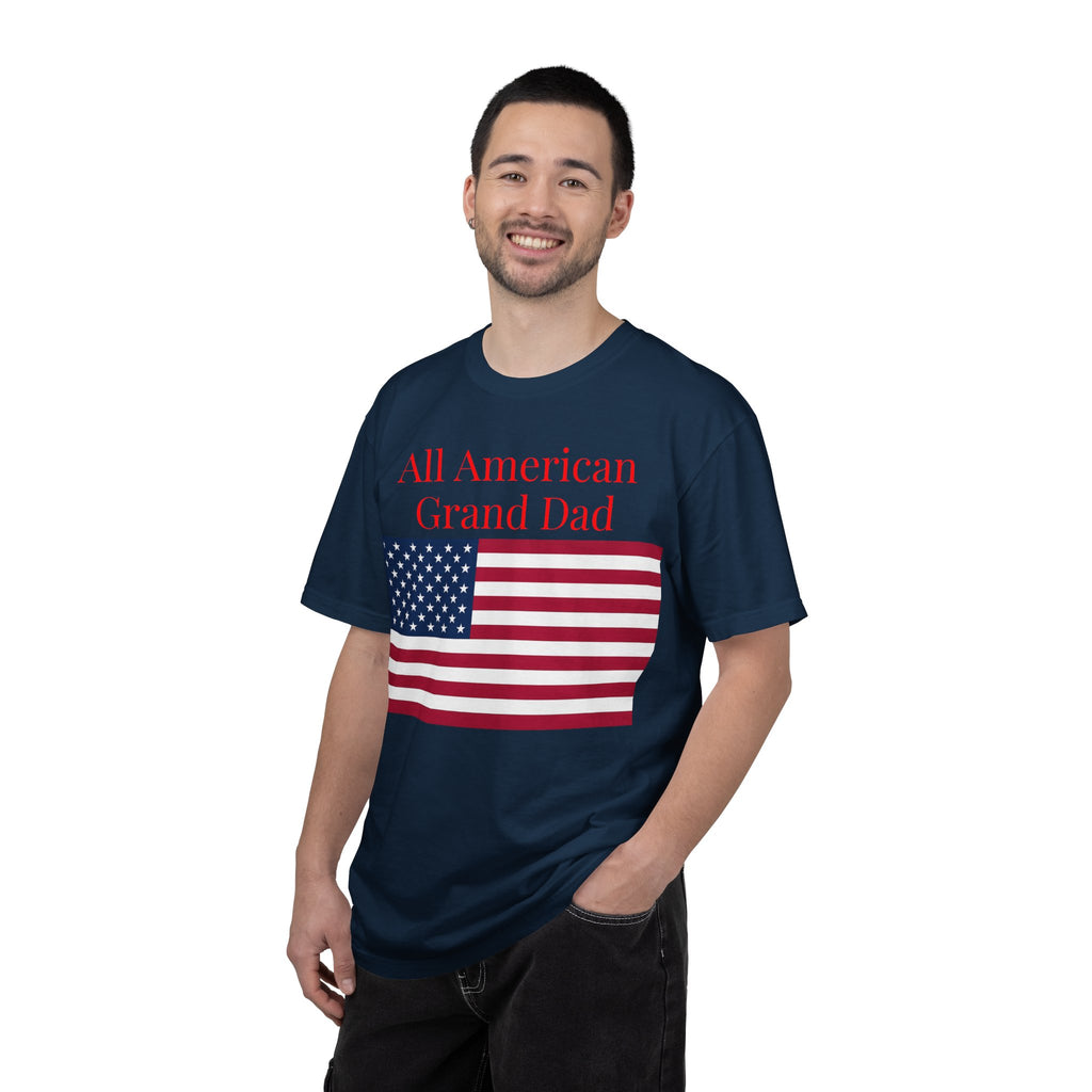 All American Grand Dad T-Shirt — Patriotic Flag Shirt for Grandfathers (Father's Day, 4th of July)