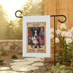 Custom AI Pet Hero Patriotic Garden Flag 1776-2026