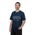 United States of AMERICA 1776-2026 T-Shirt | Patriotic Anniversary Tee - 250 USA Celebration