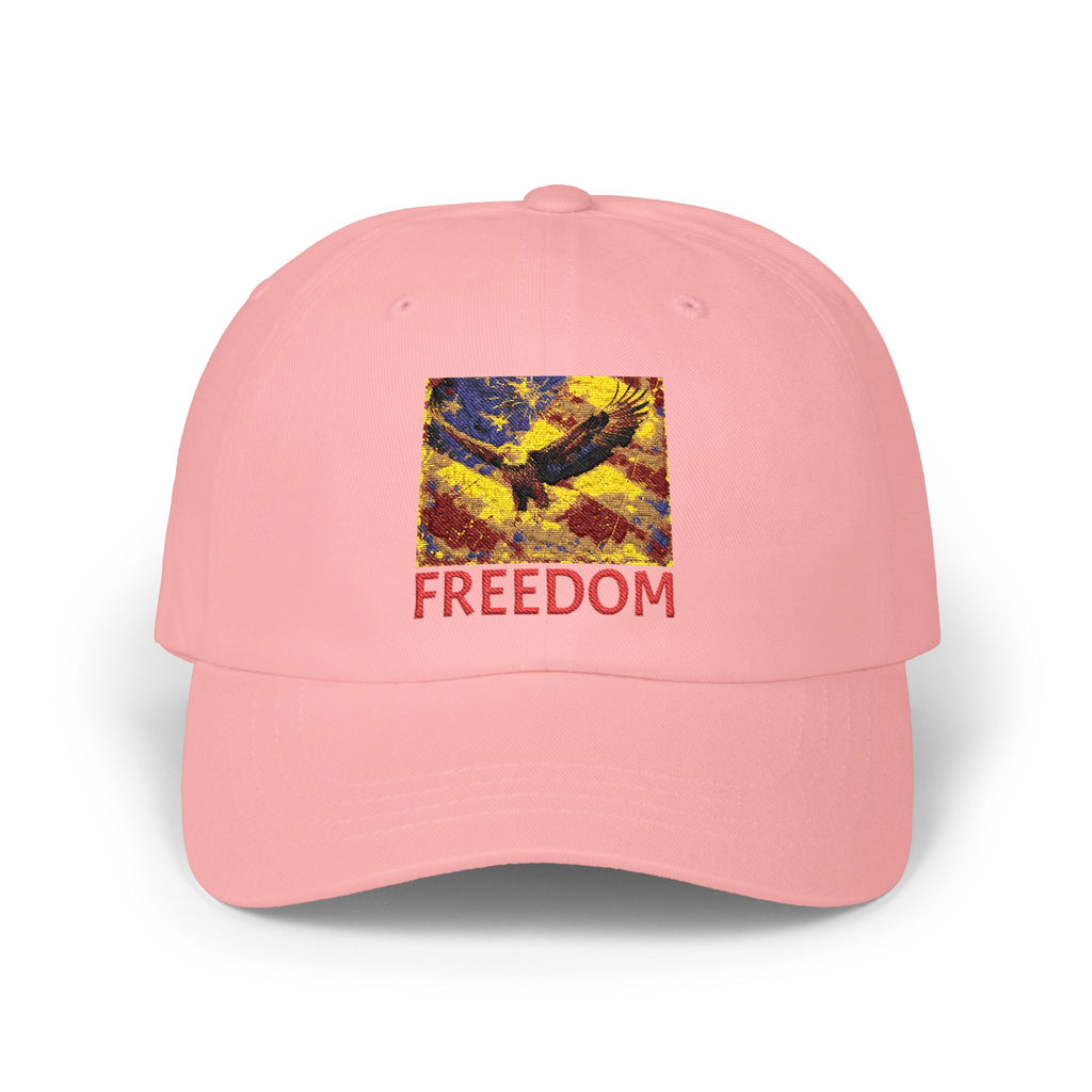Freedom Eagle Dad Cap — Patriotic Embroidered Baseball Hat