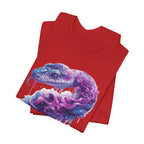 Psychedelic Rainbow Ouroboros Tee | Galaxy Fractal Mushroom Snake - 250 USA Celebration