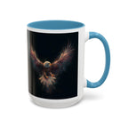Fiery Flying Eagle Mug | Accent Coffee Mug 11oz 15oz - 250 USA Celebration