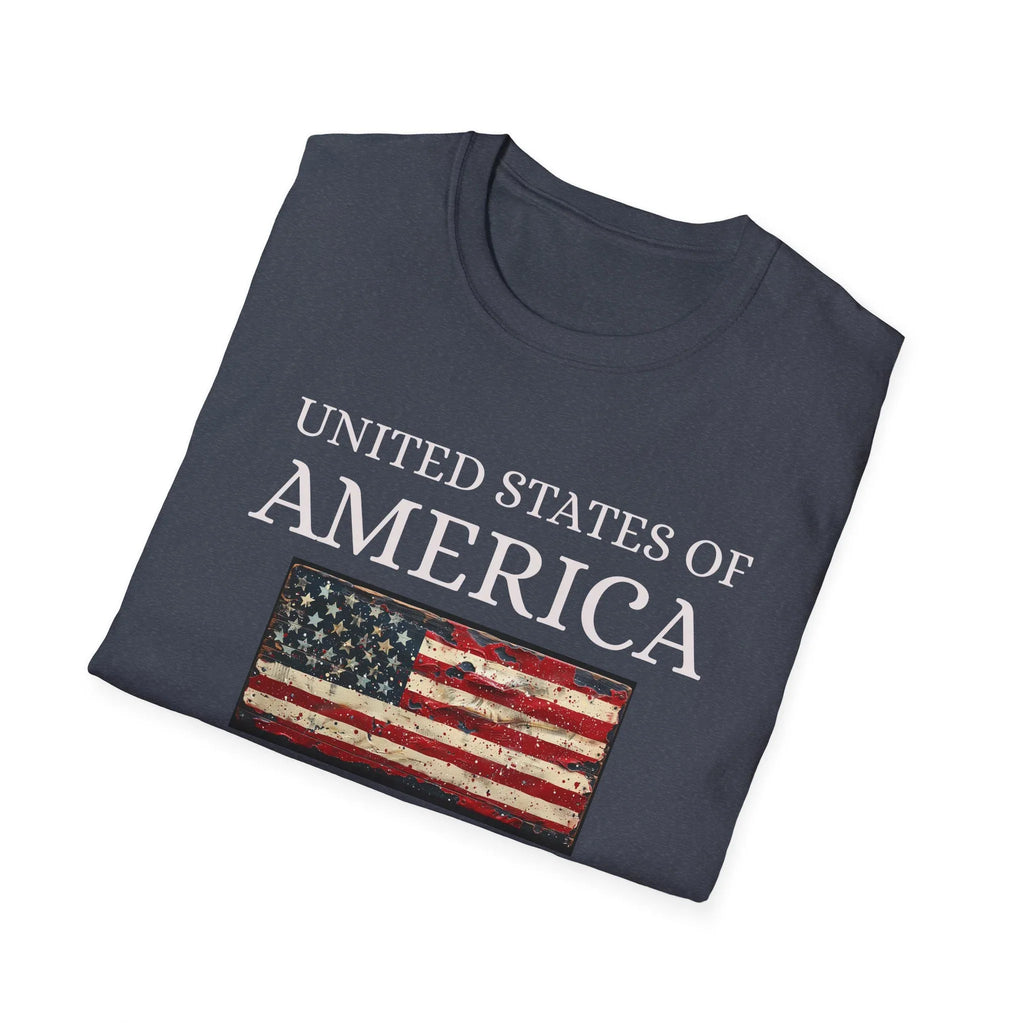 United States of America Patriotic America First T-Shirt | USA Flag - 250 USA Celebration