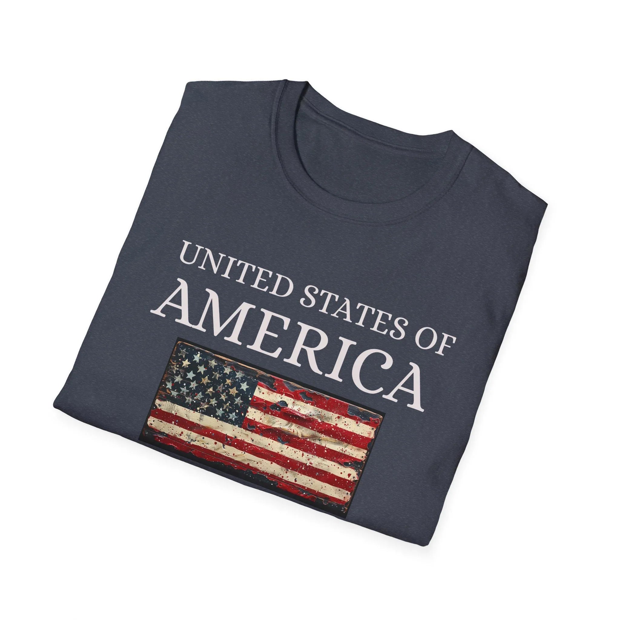 United States of America Patriotic America First T-Shirt | USA Flag - 250 USA Celebration