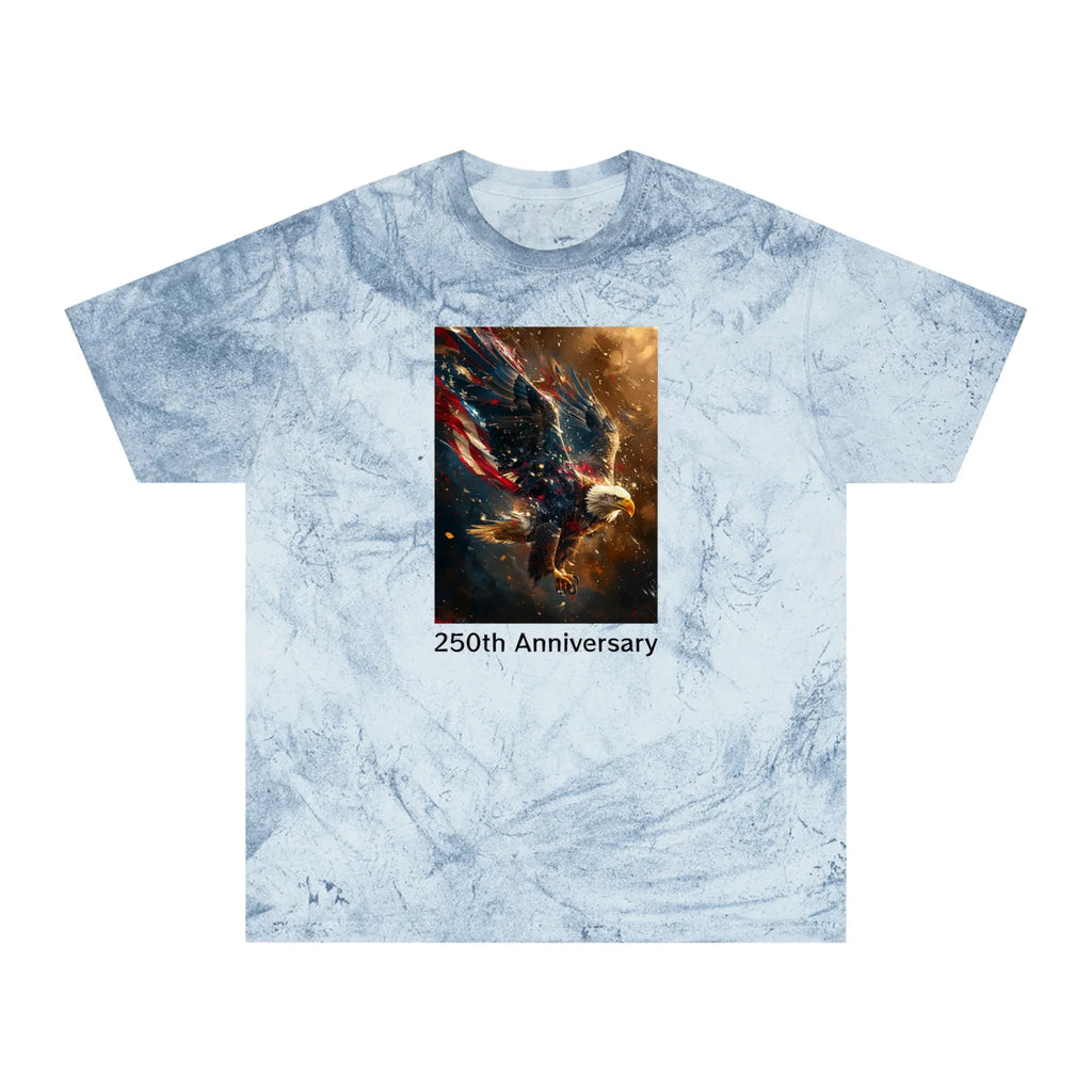 Unisex Color Blast T-Shirt - 250 USA Celebration