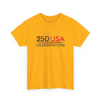 America 250 Tee Shirt | Official 250th Anniversary Edition - 250 USA Celebration Chest Logo Tee | Fourth of July Americana T-Shirt