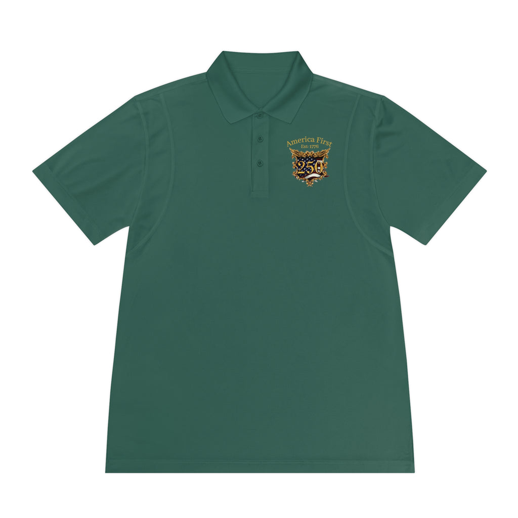 Men's Sport Polo Shirt — American Pride Eagle Shield Polo