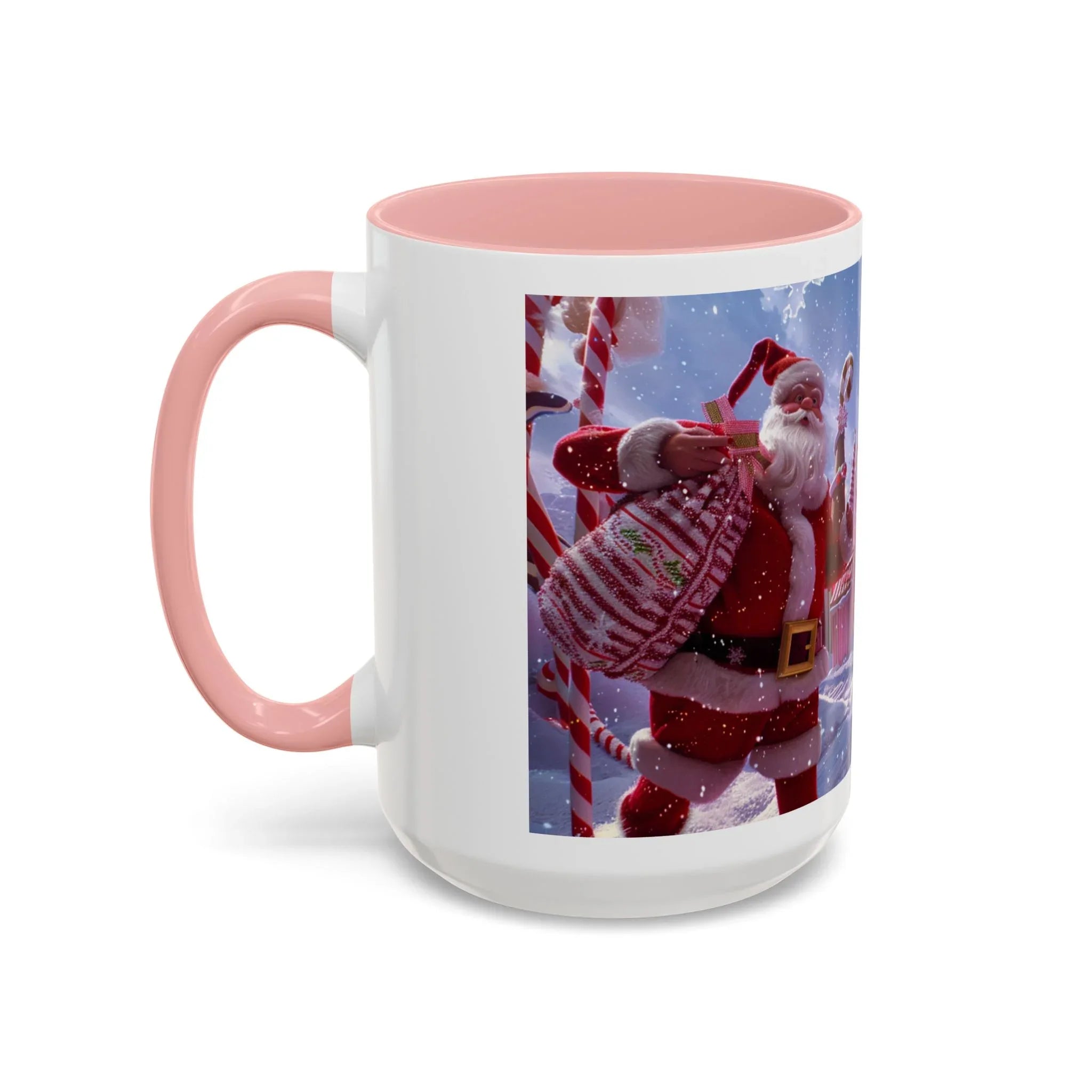 Festive Santa Mug, Holiday Coffee Cup, Christmas Gift for Coffee Lovers, Winter Wonderland Decor, Seasonal Tea Cup - 250 USA Celebration