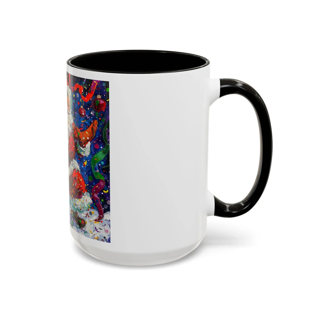 Colorful Mugs (11oz, 15oz) Santa Claus Coffee Cup, Santa Claus Coffee Mug - 250 USA Celebration