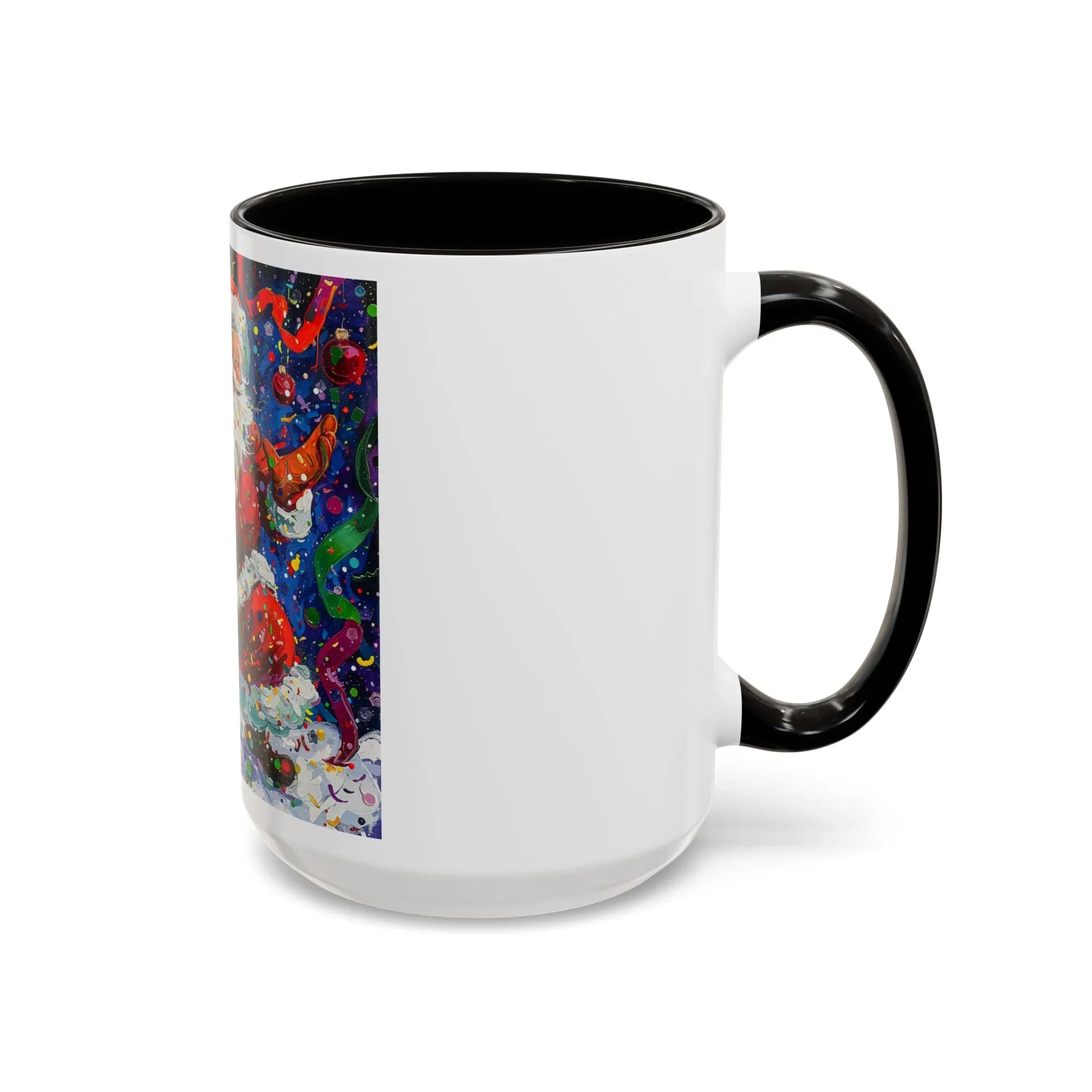 Colorful Mugs (11oz, 15oz) Santa Claus Coffee Cup, Santa Claus Coffee Mug - 250 USA Celebration