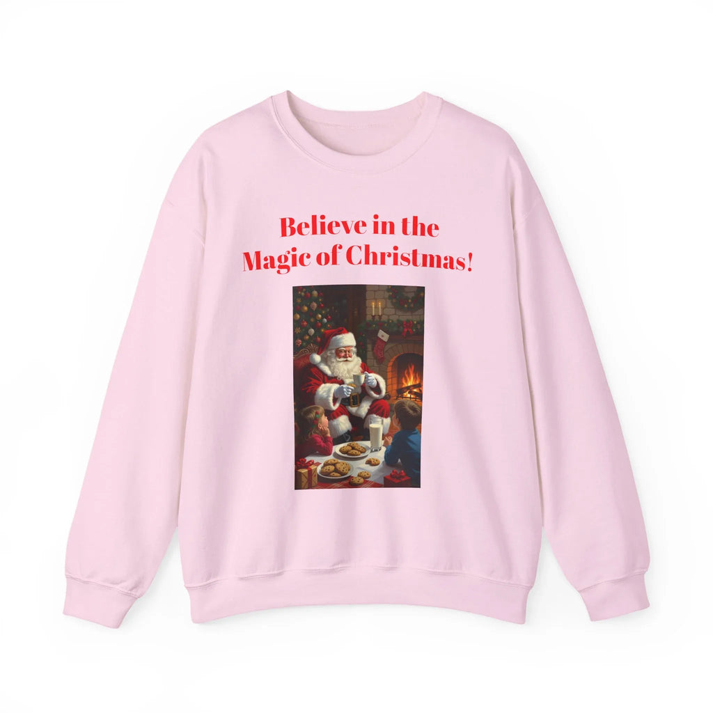 Christmas Magic Sweatshirt, Holiday Crewneck, Cozy Winter Apparel, Unisex Gift for Christmas, Believe in the Magic of Christmas! - 250 USA Celebration