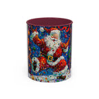 Colorful Mugs (11oz, 15oz) Santa Claus Coffee Cup, Santa Claus Coffee Mug - 250 USA Celebration