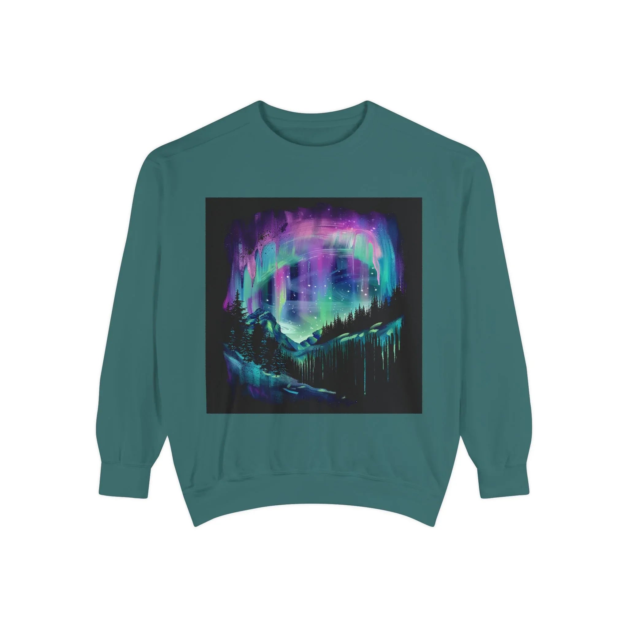 Aurora Borealis Sweatshirt | Northern Lights, northern lights t-shirt, aurora borealis tee, northern lights apparel, aurora borealis shirt - 250 USA Celebration